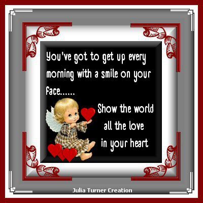 Julia's Creations: Online friends - Thinking of you.